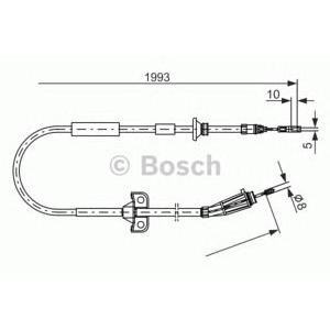 жило за ръчна спирачка BOSCH 1 987 477 819 