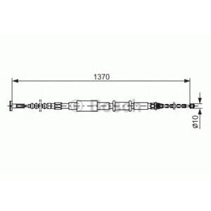 жило за ръчна спирачка BOSCH 1 987 477 827 