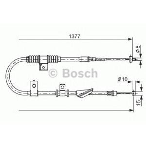 жило за ръчна спирачка BOSCH 1 987 477 842