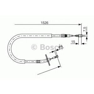 жило за ръчна спирачка BOSCH 1 987 477 859