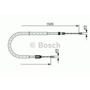 жило за ръчна спирачка BOSCH 1 987 477 890