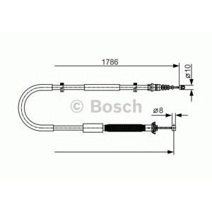 жило за ръчна спирачка BOSCH 1 987 477 910