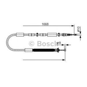 жило за ръчна спирачка BOSCH 1 987 477 911 