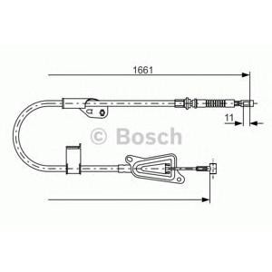 жило за ръчна спирачка BOSCH 1 987 477 914