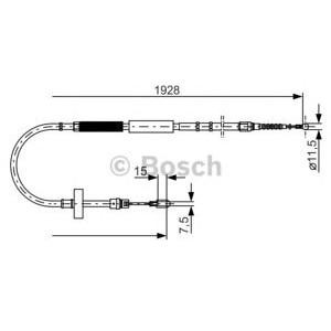 жило за ръчна спирачка BOSCH 1 987 477 922 
