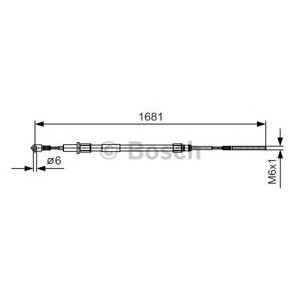 жило за ръчна спирачка BOSCH 1 987 477 924