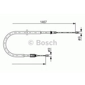 жило за ръчна спирачка BOSCH 1 987 477 937