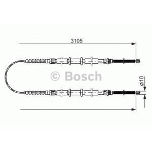 жило за ръчна спирачка BOSCH 1 987 477 989 