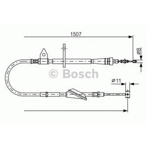 жило за ръчна спирачка BOSCH 1 987 477 995 