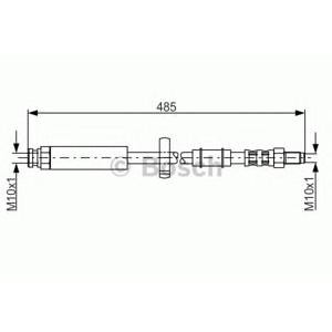 спирачен маркуч BOSCH 1 987 481 063 