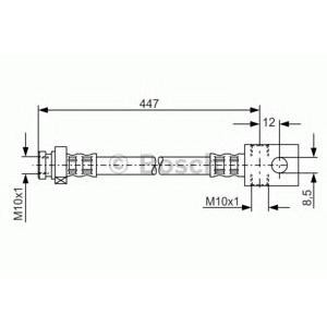 спирачен маркуч BOSCH 1 987 481 101 