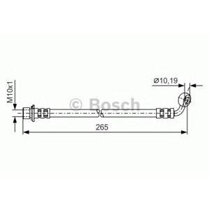 спирачен маркуч BOSCH 1 987 481 128 