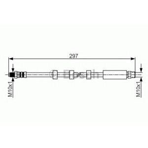 спирачен маркуч BOSCH 1 987 481 262 