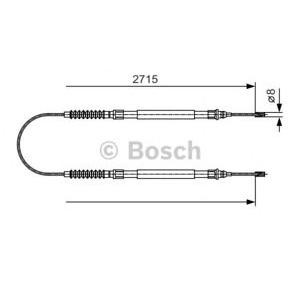 жило за ръчна спирачка BOSCH 1 987 482 003 