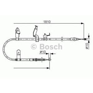 жило за ръчна спирачка BOSCH 1 987 482 052 