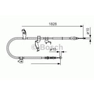жило за ръчна спирачка BOSCH 1 987 482 053
