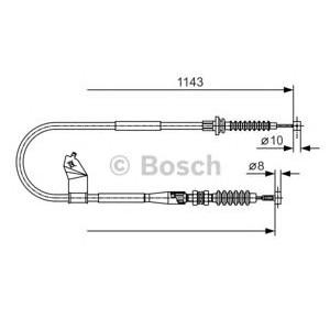 жило за ръчна спирачка BOSCH 1 987 482 055 