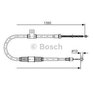 жило за ръчна спирачка BOSCH 1 987 482 062 