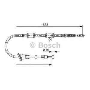 жило за ръчна спирачка BOSCH 1 987 482 064