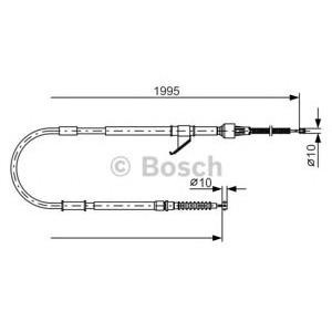 жило за ръчна спирачка BOSCH 1 987 482 069 