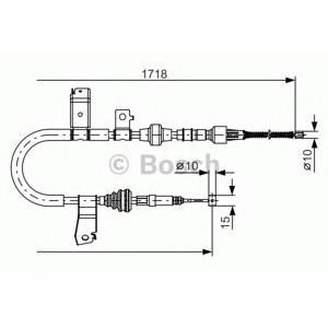 жило за ръчна спирачка BOSCH 1 987 482 086 