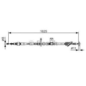 жило за ръчна спирачка BOSCH 1 987 482 094