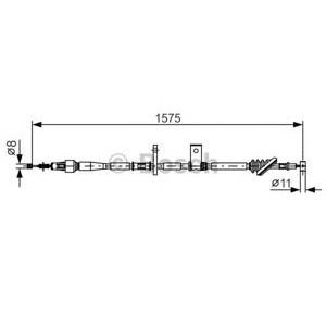 жило за ръчна спирачка BOSCH 1 987 482 095 