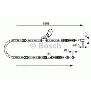 жило за ръчна спирачка BOSCH 1 987 482 158 