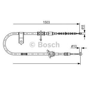 жило за ръчна спирачка BOSCH 1 987 482 165 