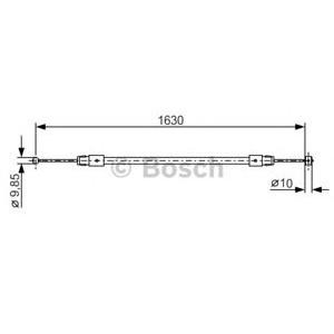 жило за ръчна спирачка BOSCH 1 987 482 187 