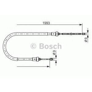 жило за ръчна спирачка BOSCH 1 987 482 233 