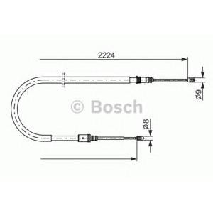 жило за ръчна спирачка BOSCH 1 987 482 303 