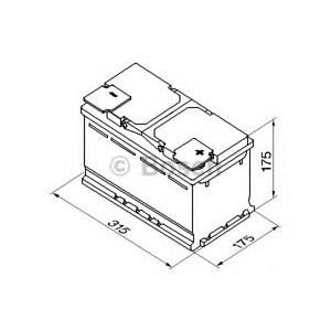 акумулатор BOSCH 0 092 S50 100 