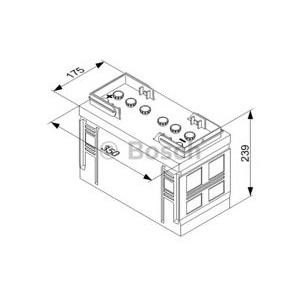 акумулатор BOSCH 0 092 T30 360