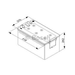 акумулатор BOSCH 0 092 T40 800 