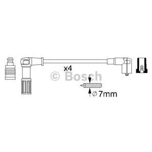 кабели за свещи - комплект запалителни кабели BOSCH 0 356 912 846