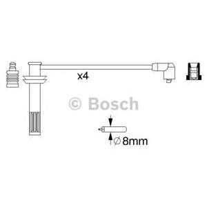 кабели за свещи - комплект запалителни кабели BOSCH 0 986 356 709 