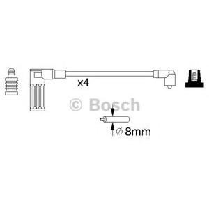 кабели за свещи - комплект запалителни кабели BOSCH 0 986 356 738