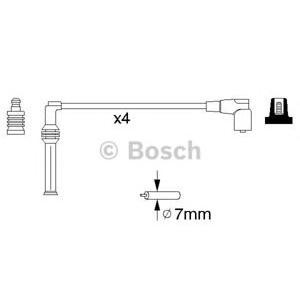 кабели за свещи - комплект запалителни кабели BOSCH 0 986 356 778
