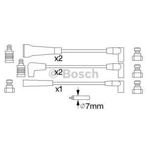 кабели за свещи - комплект запалителни кабели BOSCH 0 986 356 780