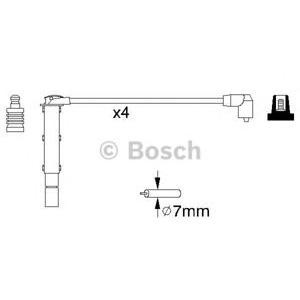 кабели за свещи - комплект запалителни кабели BOSCH 0 986 356 787 