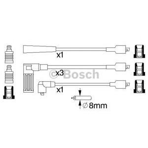 кабели за свещи - комплект запалителни кабели BOSCH 0 986 356 792