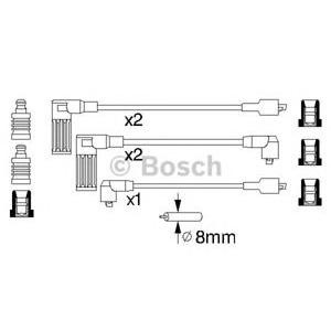 кабели за свещи - комплект запалителни кабели BOSCH 0 986 356 846 