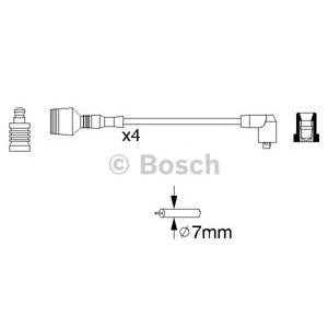 кабели за свещи - комплект запалителни кабели BOSCH 0 986 356 856