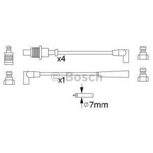 кабели за свещи - комплект запалителни кабели BOSCH 0 986 356 883 