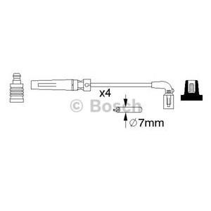 кабели за свещи - комплект запалителни кабели BOSCH 0 986 356 987 