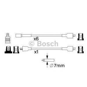 кабели за свещи - комплект запалителни кабели BOSCH 0 986 357 011 