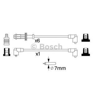 кабели за свещи - комплект запалителни кабели BOSCH 0 986 357 120