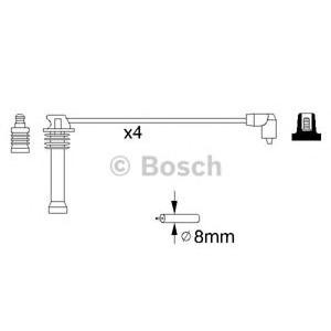 кабели за свещи - комплект запалителни кабели BOSCH 0 986 357 141