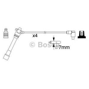 кабели за свещи - комплект запалителни кабели BOSCH 0 986 357 181 